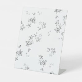 白い背中の泡の黒と白の写真 台座サイン