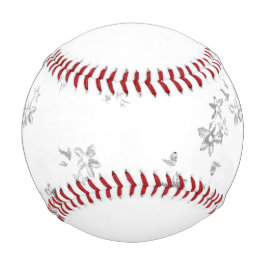 白い背中の泡の黒と白の写真 野球ボール