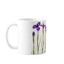 白い背景で隔離される紫色のアイリス