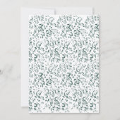 白い背景にたくさんの水滴 招待状 (正面)