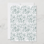 白い背景にたくさんの水滴 招待状 (裏面)