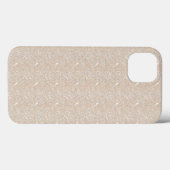 白い背景にの模様が離れある Case-Mate iPhoneケース (裏面 (横))