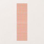 白い背景にオレンジと白の模様 名刺 (内部フラット)