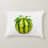 白い背景にスイカ アクセントクッション (裏面)