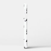白い背景にトライバルの矢印が表示されます。継ぎ目のないパターン Case-Mate iPhoneケース (裏面 / 左)