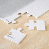 白い背景にミルクボトル ジグソーパズル (側面)