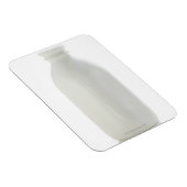 白い背景にミルクボトル マグネット (右側)