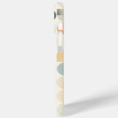 白い背景に円とその他の図形 Case-Mate iPhoneケース (裏面 / 左)