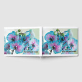 白い背景に孤立して咲く ゲストブック (全面)