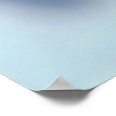 白い背景に対する蝶 ポスター (角)