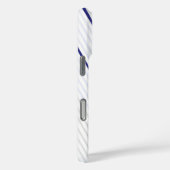 白い背景に山形のパターン Case-Mate iPhoneケース (裏面 / 右)