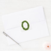 白い背景に文字「O」 スクエアシール (封筒)