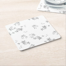 白い背景に浮かぶ泡のモノクロ写真