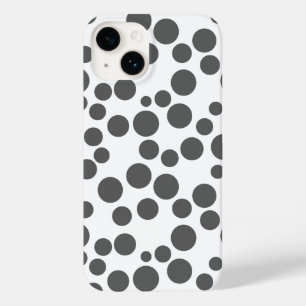 白い背景に赤い水玉模様 Case-Mate iPhone 14ケース