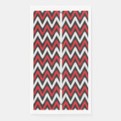 白い背景に赤と黒のジグザグ模様 (正面)