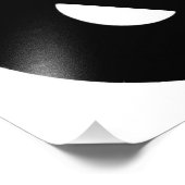 白い背景に黒でアンパサンド写真 フォトプリント            (角)