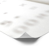 白い背景に3つの領収書。ある ポスター (角)