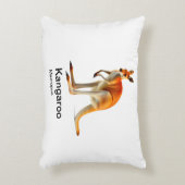 白い背景のカンガルー アクセントクッション (正面(垂直))