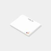白い背景のサムズアップありがとう ポストイット (アングル)