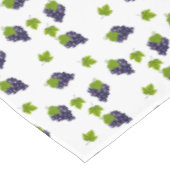 白い背景のブドウ テーブルクロス (アングル)