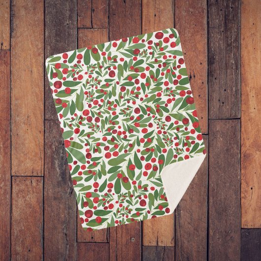 白い背景のミスタントーと果実 シェルパブランケット