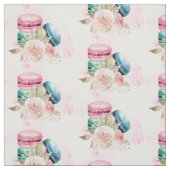 白い背景の水色マカロン ファブリック (見本)