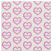 白い背景の生地が好き ファブリック (クローズアップ)