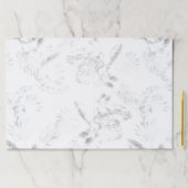 白い背景の白黒の写真 ペーパーパッド (インサイチュ)