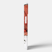 白い背景の閉鎖した花 Case-Mate iPhoneケース (裏面 / 右)