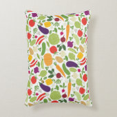 白い背景の食糧 アクセントクッション (正面(垂直))