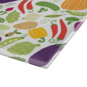 白い背景の食糧 カッティングボード (角)