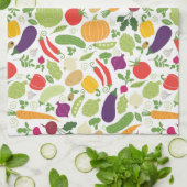 白い背景の食糧 キッチンタオル (折り畳み)