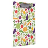 白い背景の食糧 クリップボード (右)