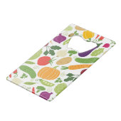 白い背景の食糧 クレジットカード栓抜き (正面アングル)