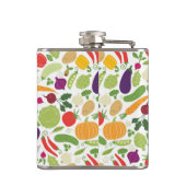 白い背景の食糧 フラスク (裏面)