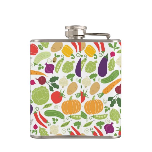 白い背景の食糧 フラスク (裏面)