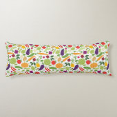 白い背景の食糧 ボディピロー (裏面)