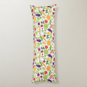 白い背景の食糧 ボディピロー (裏面 (縦))