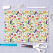 白い背景の食糧 薄葉紙 (クラフト)