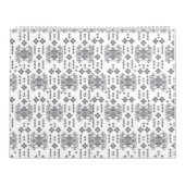 白い背景を持つ白黒の模様 カレンダー (カバー)