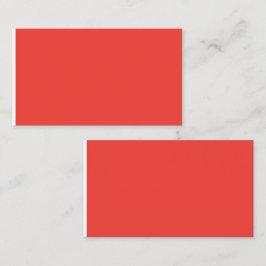 白い背景を持つ赤縁ど色 コーリングカード