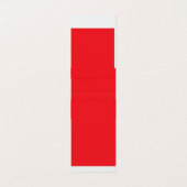 白い背景を持つ赤縁ど色 名刺 (外部フラット)