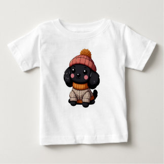白い背景ニートシンプルステッカー絵文字かわいいpr ベビーTシャツ
