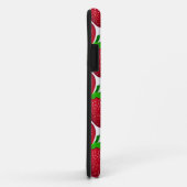 白い背景パターンのイチゴ Case-Mate iPhoneケース (裏面/右)