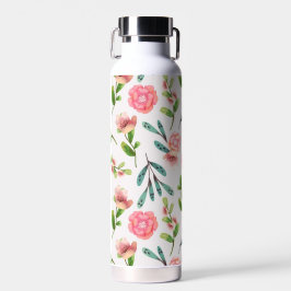 白い背景フローラウォーターボトル ウォーターボトル