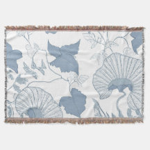 白い背景繊細な青い日本の花