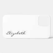 白い背景（標準） Case-Mate iPhoneケース (裏面 (横))