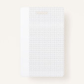 白い背景(繰り返しパターンが小さい) バッジ (正面)