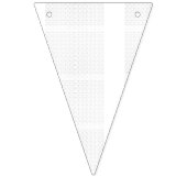 白い背景（繰り返しパターンが小さい） バンティングフラッグ (第1の旗)