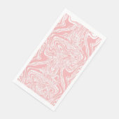 白い背筋のピンクと白の抽象デザイン (コーナー)